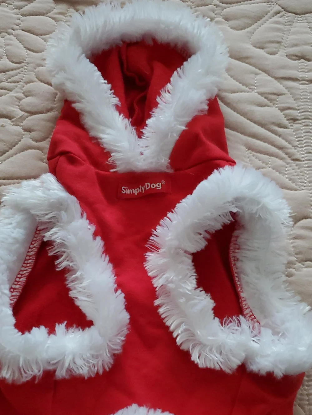 Santa's Helper Red Pet Hoodie